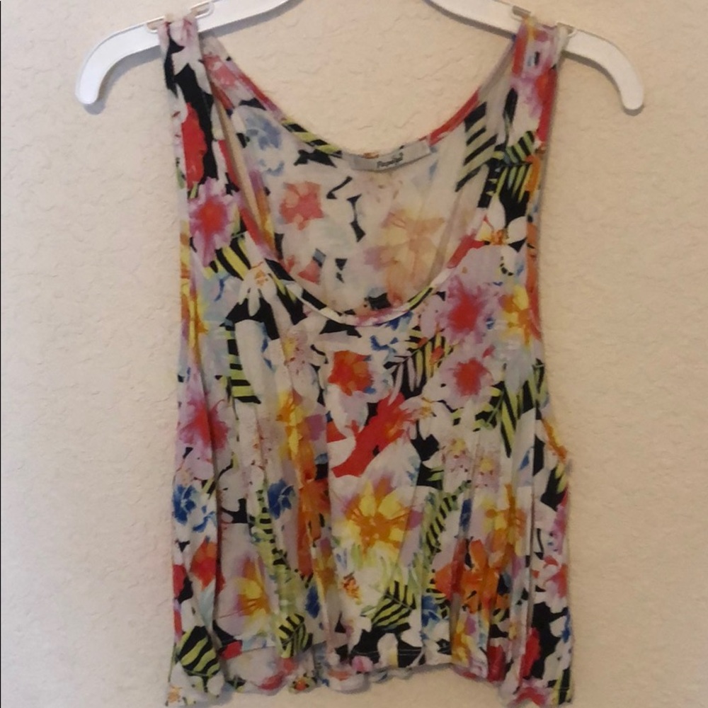 Floral crop top